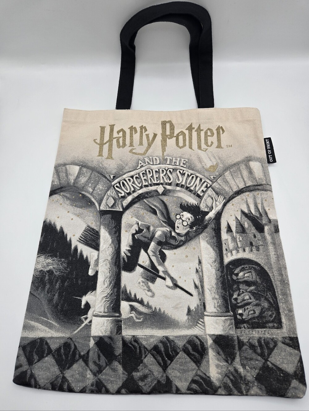 Harry Potter And The Sorcerer's Stone Out Of Print Thick Canvas Tote Bag USA